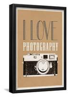 I Love Photography Poster-null-Framed Poster