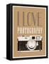 I Love Photography Poster-null-Framed Stretched Canvas