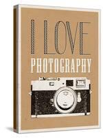 I Love Photography Poster-null-Stretched Canvas