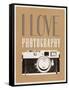 I Love Photography Poster-null-Framed Stretched Canvas