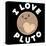 I Love Pluto-IFLScience-Stretched Canvas