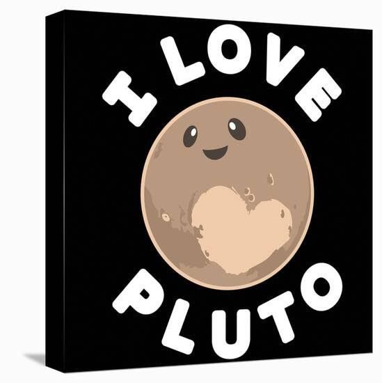 I Love Pluto-IFLScience-Stretched Canvas