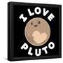 I Love Pluto-IFLScience-Framed Poster