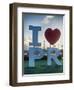 I love Puerto Rico Sign in San Juan Harbor-George Oze-Framed Premium Photographic Print