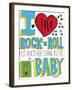 I love Rock n Roll-Elizabeth Caldwell-Framed Giclee Print