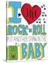 I love Rock n Roll-Elizabeth Caldwell-Stretched Canvas