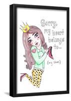 I Love Shoes-Sara Gayoso-Framed Poster