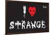 I Love Strange-Emily the Strange-Framed Photographic Print