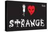 I Love Strange-Emily the Strange-Stretched Canvas