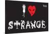 I Love Strange-Emily the Strange-Stretched Canvas