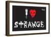 I Love Strange-Emily the Strange-Framed Photographic Print