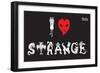 I Love Strange-Emily the Strange-Framed Photographic Print