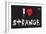 I Love Strange-Emily the Strange-Framed Photographic Print