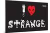 I Love Strange-Emily the Strange-Mounted Photographic Print