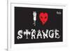 I Love Strange-Emily the Strange-Framed Photographic Print