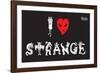 I Love Strange-Emily the Strange-Framed Photographic Print