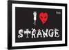 I Love Strange-Emily the Strange-Framed Photographic Print