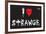 I Love Strange-Emily the Strange-Framed Photographic Print