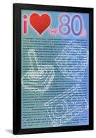 I Love the 80s Greatest Quotes Movie Poster Print-null-Framed Poster