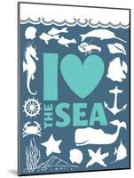 I Love The Sea-null-Mounted Giclee Print