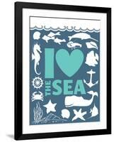 I Love The Sea-null-Framed Giclee Print