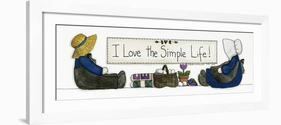 I Love the Simple Life-Debbie McMaster-Framed Giclee Print