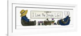 I Love the Simple Life-Debbie McMaster-Framed Giclee Print