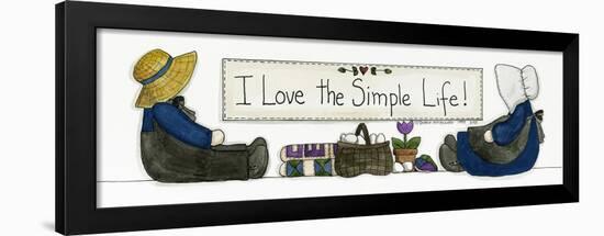 I Love the Simple Life-Debbie McMaster-Framed Giclee Print