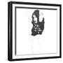 I love the way you take your clothes off-Manuel Rebollo-Framed Art Print