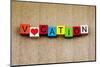 I Love Vacation - Sign-EdSamuel-Mounted Photographic Print