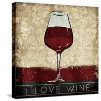 I Love Wine-OnRei-Stretched Canvas