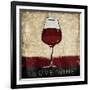 I Love Wine-OnRei-Framed Art Print