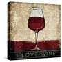 I Love Wine-OnRei-Stretched Canvas