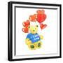 I love you bear - balloon, 2011-Jennifer Abbott-Framed Giclee Print