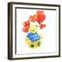 I love you bear - balloon, 2011-Jennifer Abbott-Framed Giclee Print