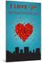 I Love You Birmingham, Alabama-Lantern Press-Mounted Art Print