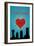 I Love You Dallas, Texas-Lantern Press-Framed Art Print