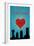 I Love You Dallas, Texas-Lantern Press-Framed Art Print