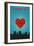 I Love You Dayton, Ohio-Lantern Press-Framed Art Print