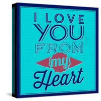 I Love You from My Heart 1-Lorand Okos-Stretched Canvas