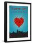 I Love You Jackson, Mississippi-Lantern Press-Framed Art Print