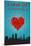 I Love You Jacksonville, Florida-Lantern Press-Mounted Art Print