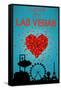 I Love You Las Vegas, Nevada-Lantern Press-Framed Stretched Canvas