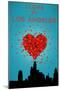 I Love You Los Angeles, California-Lantern Press-Mounted Art Print