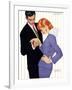 I Love You, Mama Girl - Saturday Evening Post "Men at the Top", March 31, 1956 pg.25-Joe deMers-Framed Giclee Print