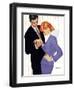 I Love You, Mama Girl - Saturday Evening Post "Men at the Top", March 31, 1956 pg.25-Joe deMers-Framed Giclee Print