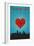 I Love You Miami, Florida-Lantern Press-Framed Art Print