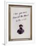 I Love You More Than All The Monet in the World-null-Framed Art Print