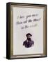 I Love You More Than All The Monet in the World-null-Framed Stretched Canvas