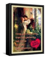 I Love You More Today-Cathy Cute-Framed Stretched Canvas